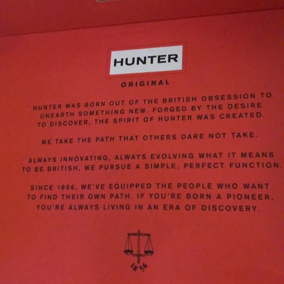 Hunter original tall sky blue rain boots size 6 or 37 with box - Picture 3 of 16